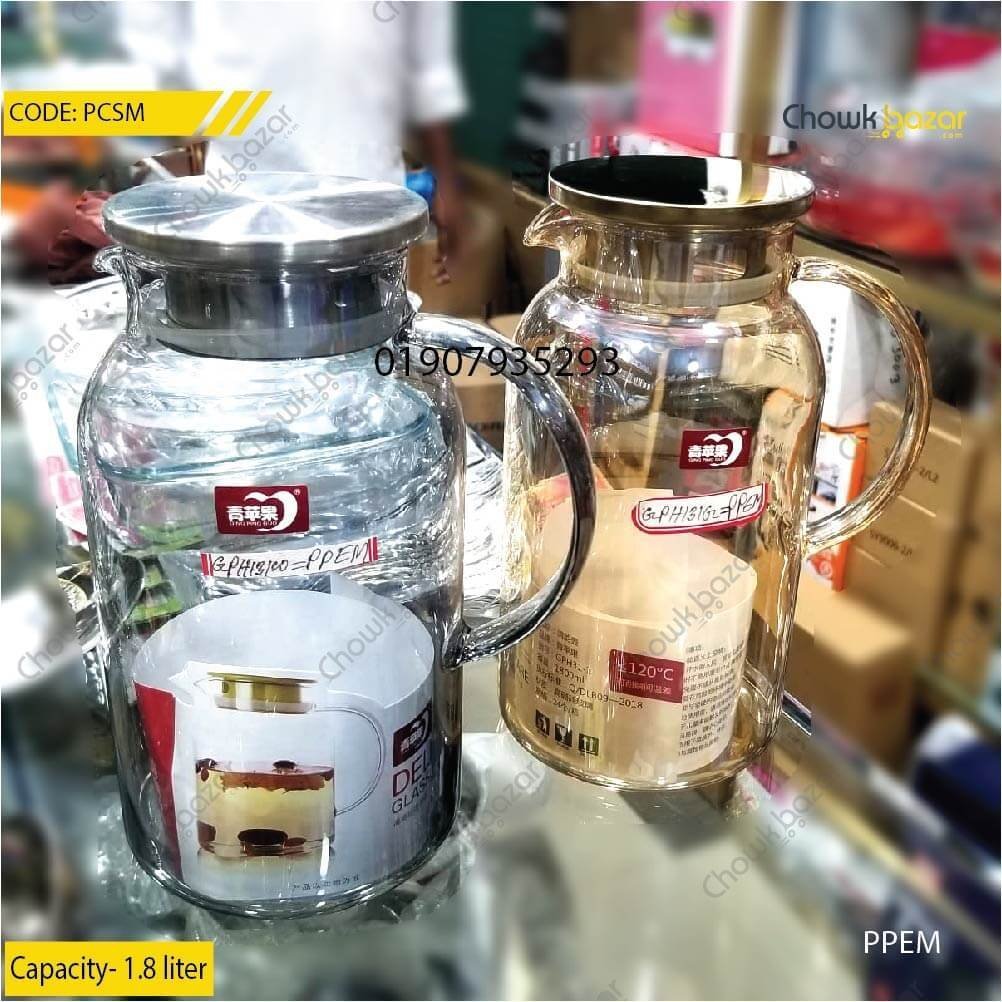 glass-jug-1.8-liter.jpg Glass jug- 1.8 liter - Image 1