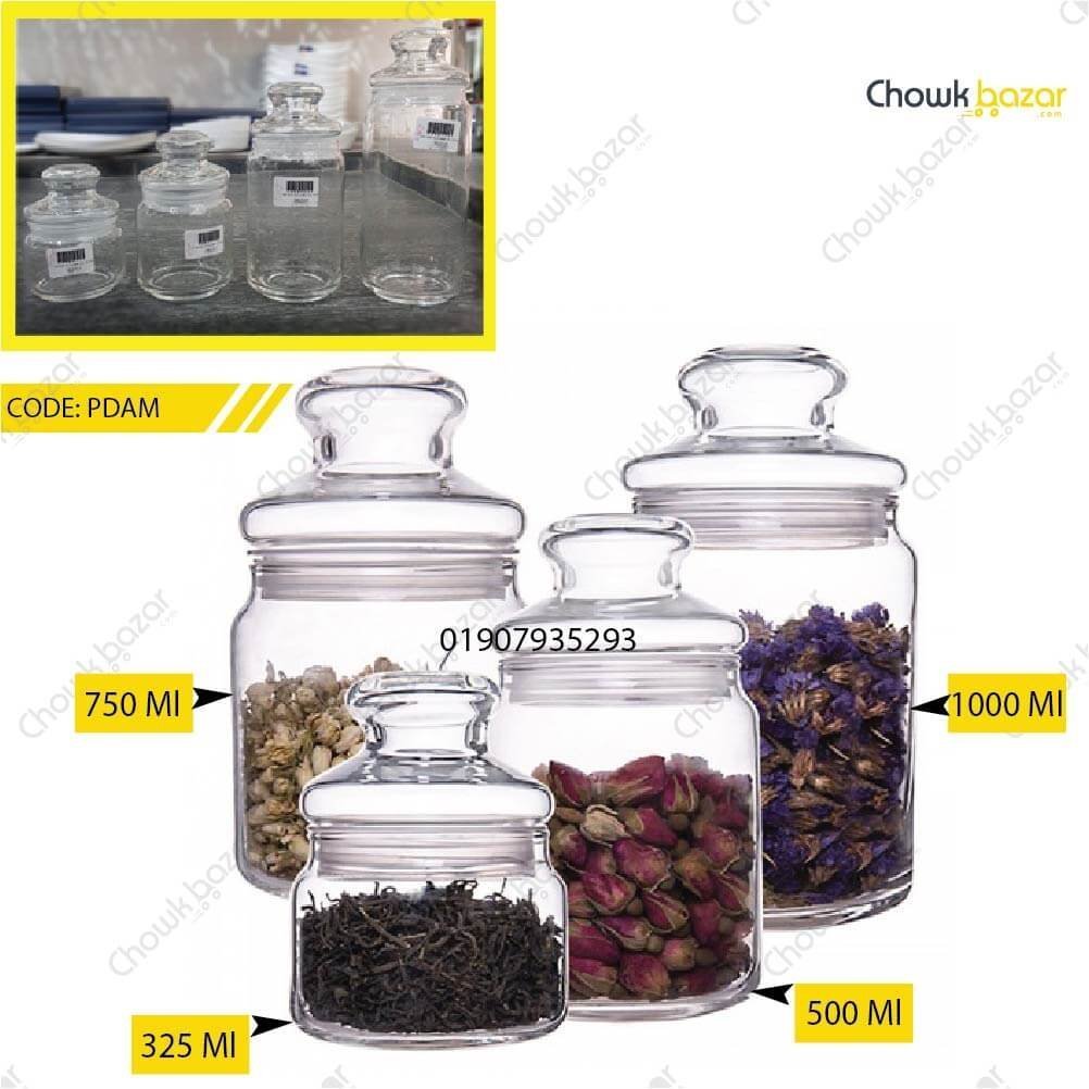 ocean-4-pcs-glass-jar-set-1000750500325-ml-1.jpg 4pcs Glass jar (Ocean) - Image 1