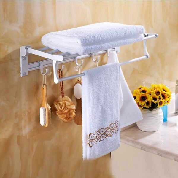 Aluminum towel hanger - Image 1