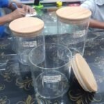 Glass jar wooden lid 500ml(Single) - Image 2
