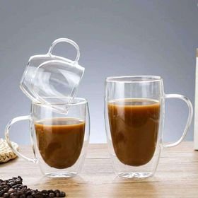 Double well coffee mug
