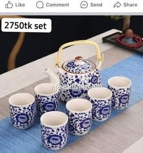 7 Pcs Ceramic tea set RY