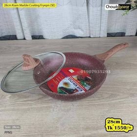 Kiam marble coating frypen with lid