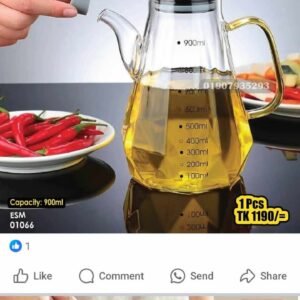 900ML Daimond Cut Oil Pot 01066