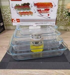 4pcs niyama rectangular serving dish