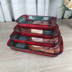 1.6 liter rectangular dish red ihw