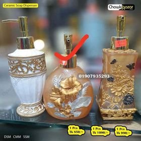 Ceramic soap dispenser