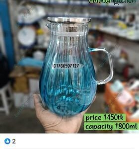 1800ml water jug blue MSM