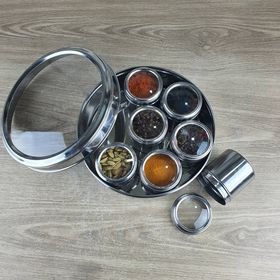 7 in 1 Moshla dabba Transparent