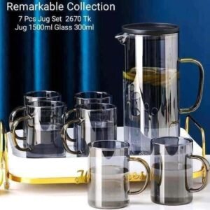 7pcs jug set color handle mug HDV