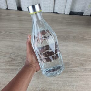 1000ml Glass water bottle DiamondM04