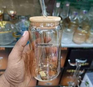 Golden juice pot with strow w/lid hdv 450ml