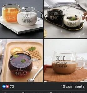 Good morning mug oval HDV 6pcs set