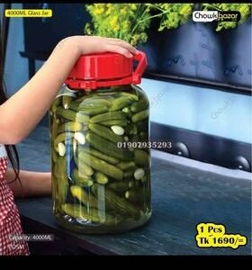 4000ml Glass jar turkey