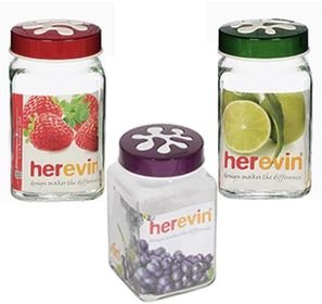 Herevin glass jar 2 liter