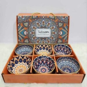 6pcs ceramic dessrt bati msm