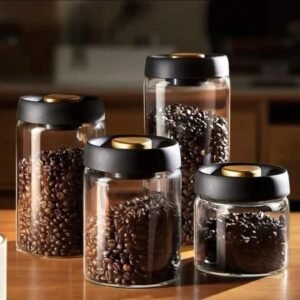 4pcs Airtight Glass container ALLD