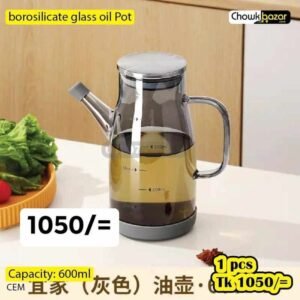 600ml Glass oilpot AH black
