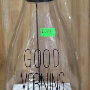 Goodmornig oval Glass bottle IB09HDV