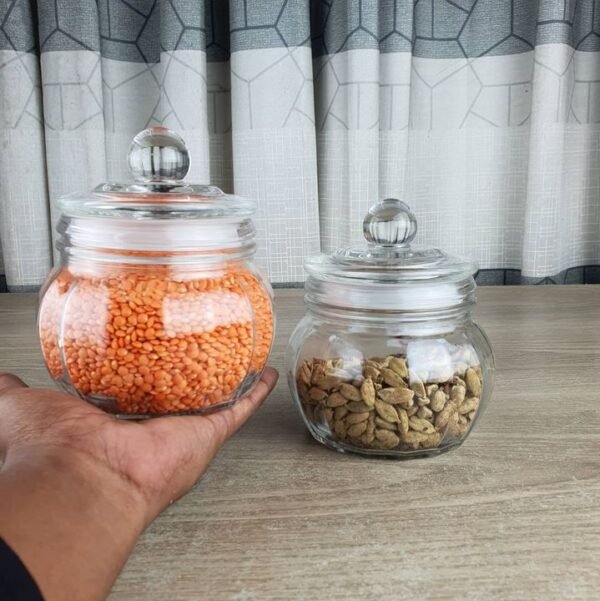 500ml 2pcs Airtight Glass Jar G57B - Image 1