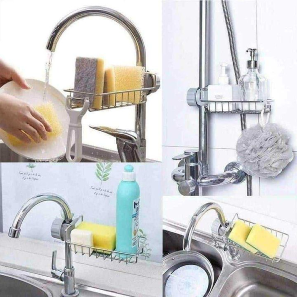 Steel Sink Caddy  Storage Rack - Image 1