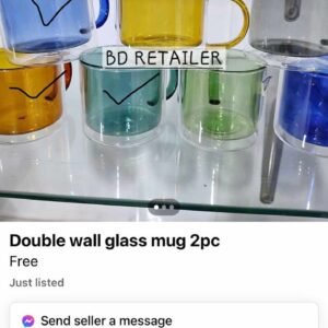 Double wall tea and coffee mug color,