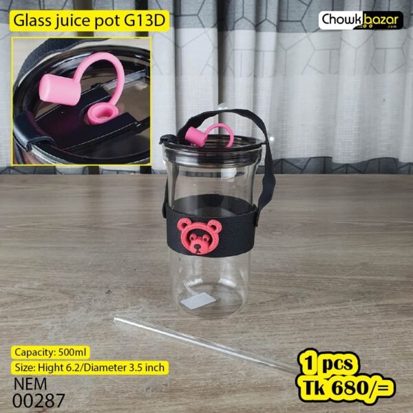 glass juice pot G13D 00287 - Image 1