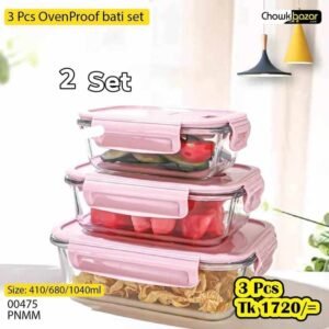 3 pcs oven proof bati set 00475