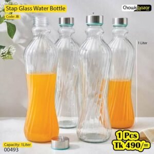 Stap Glass Water Bottle 00493