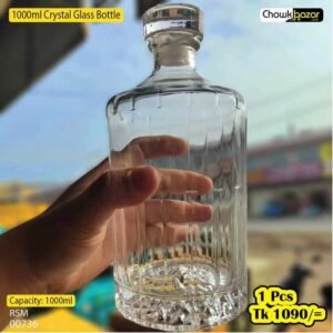 1000ml Crystal Glass Bottle 00736