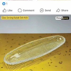 Glass Serving Kabab Dish HLN 00721