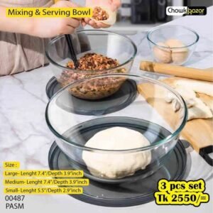 2 Pcs Mixing & Serving Bowl