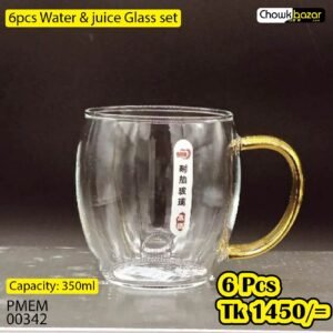 6 Pcs Water & Juice Mog set 00342