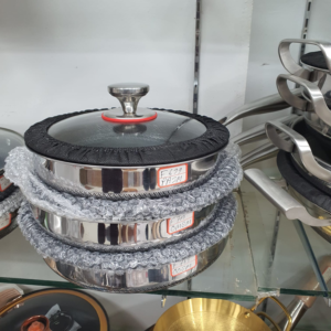 316 Grade Honeycomb Frypan with lid