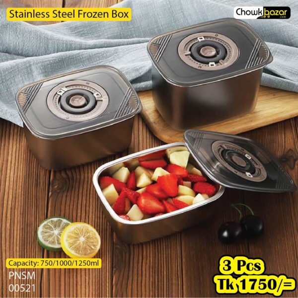 Stainless Steel Food Storage Box 00521 - Image 1