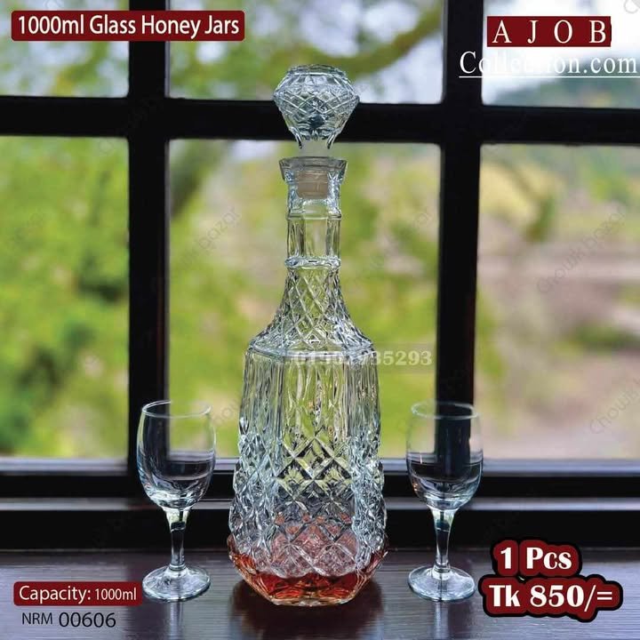 475376574_2000961450399301_8970104362448213447_n 1000ml Glass Honey Jar 00606 - Image 1