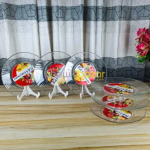 10.5 inch H&S Transparent Dinner plate 00893