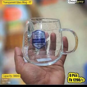 Transparent Glass Mug 00796