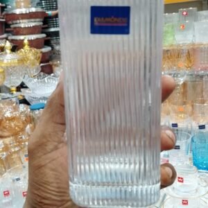 Square Step Daimond Design Glass Set