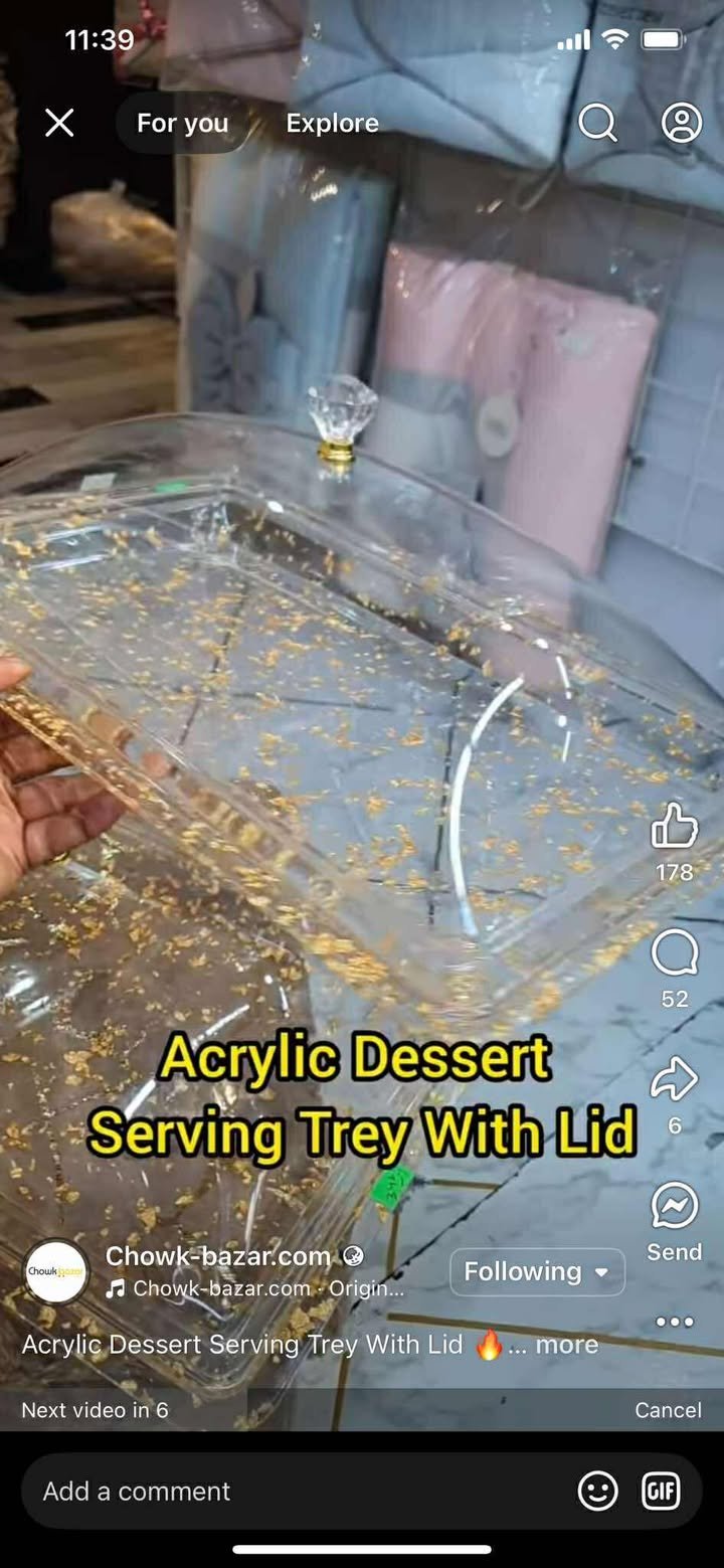 516890588_1253160056453377_4995403279244033407_n Acrylic Dessert Serving Trey With Lid - Image 1