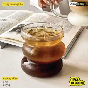 3 Ring Drinking Glass