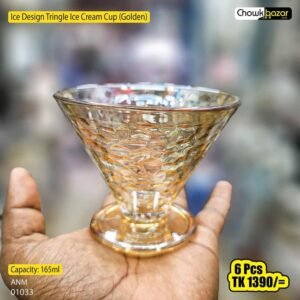 Ice Design Golden Ice Cream Cup 01033