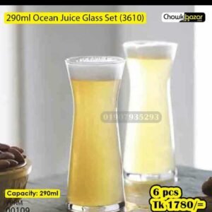 290Ml Ocean Juice Glass Set (3610)