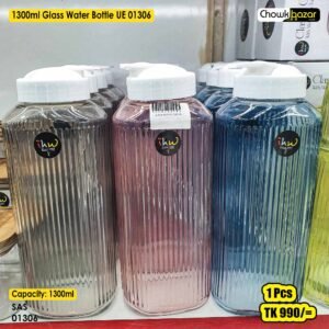 1300ml Glass Water Bottle UE 01306
