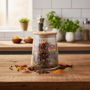 850ml Round Step Airtight Jar AH 01594